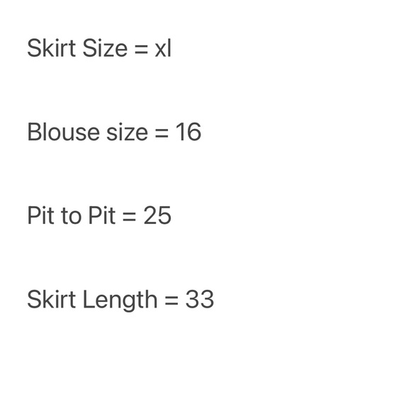 Two Piece Blouse and Skirt Combo - Picture 9 of 9